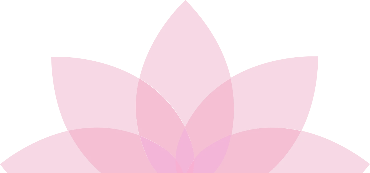 pink half lotus.