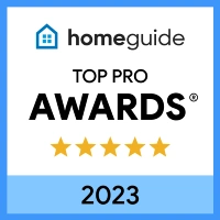 Home Guide Awards 2023 badge.