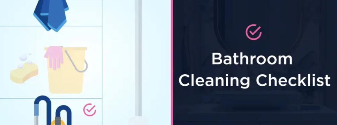 Molly Maid Bathroom Cleaning Checklist banner image.