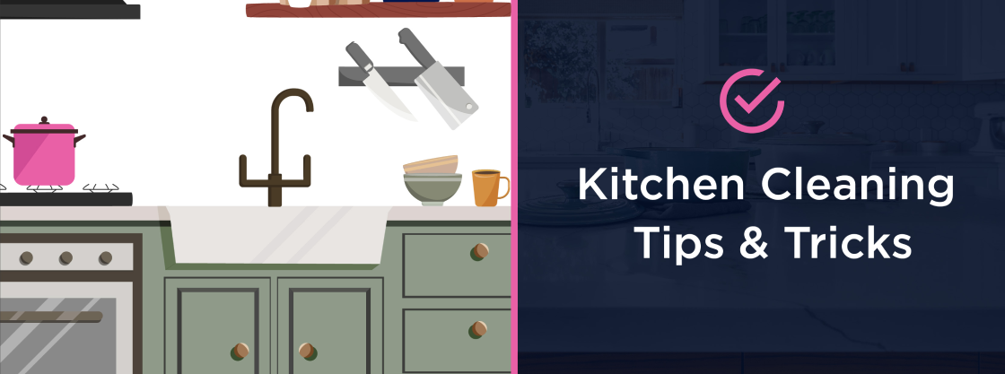 Kitchen Cleaning Tips & Tricks banner