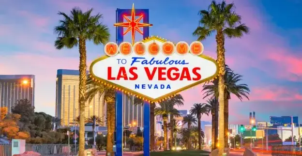 View of Fabulous Las Vegas sign.