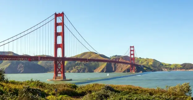 View of San Francisco, CA.