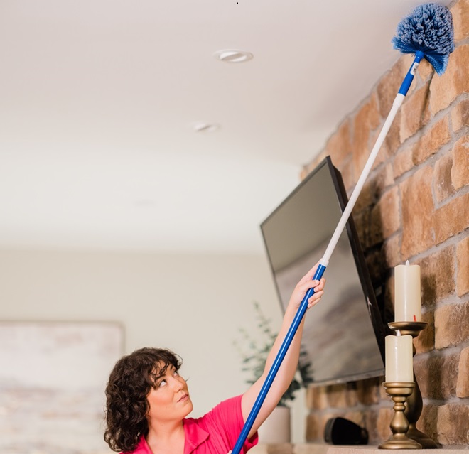 Dusting Living Room