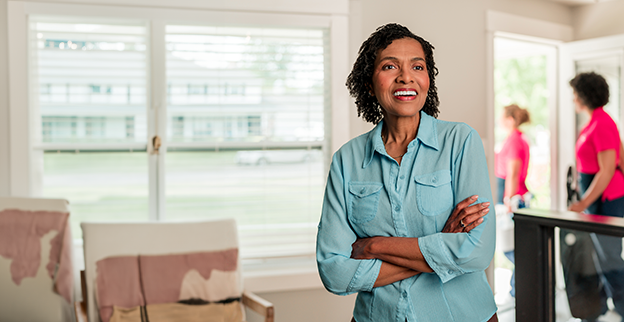 Maid providing a move in cleaning service. 