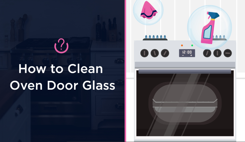 How to Clean Over Door Glass blog banner.