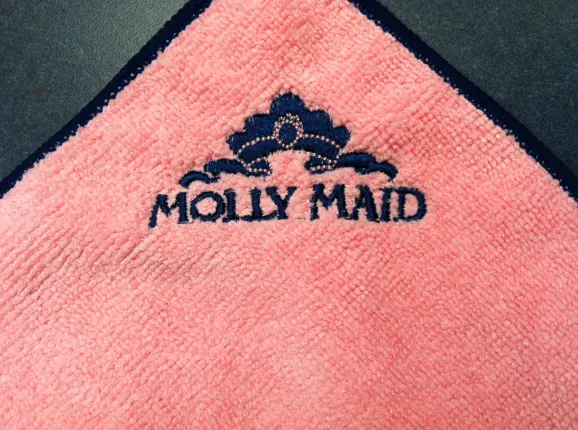 pink microfiber cloth