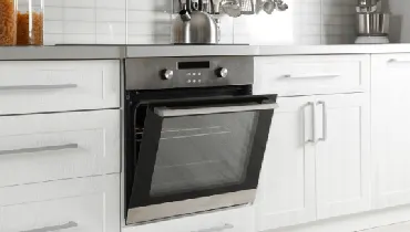 Oven in a kitchen